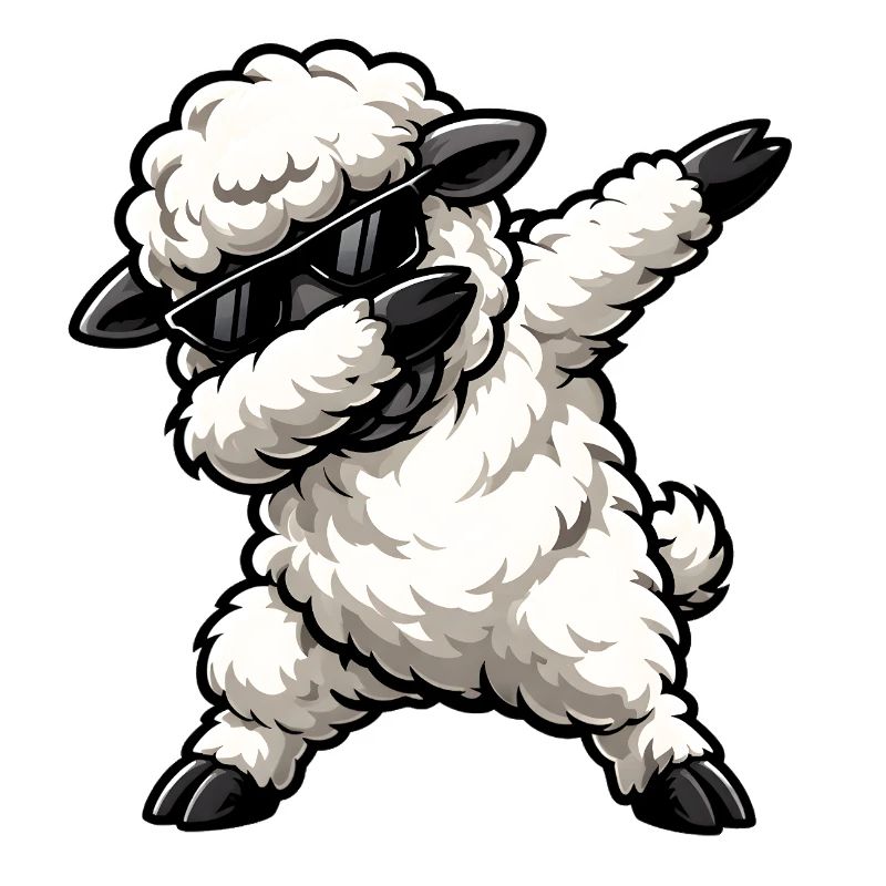 Dabbing Sheep
