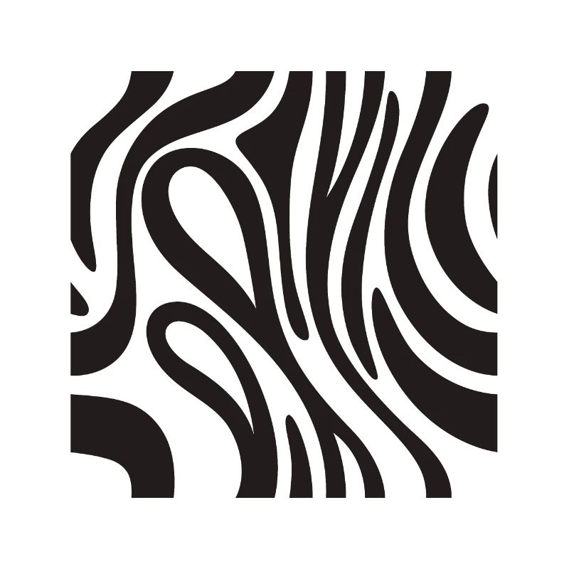 Zebra decoration - African savannah effect.