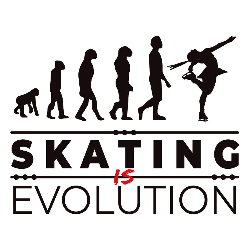 Skating is evolution - Message Humour Parodie