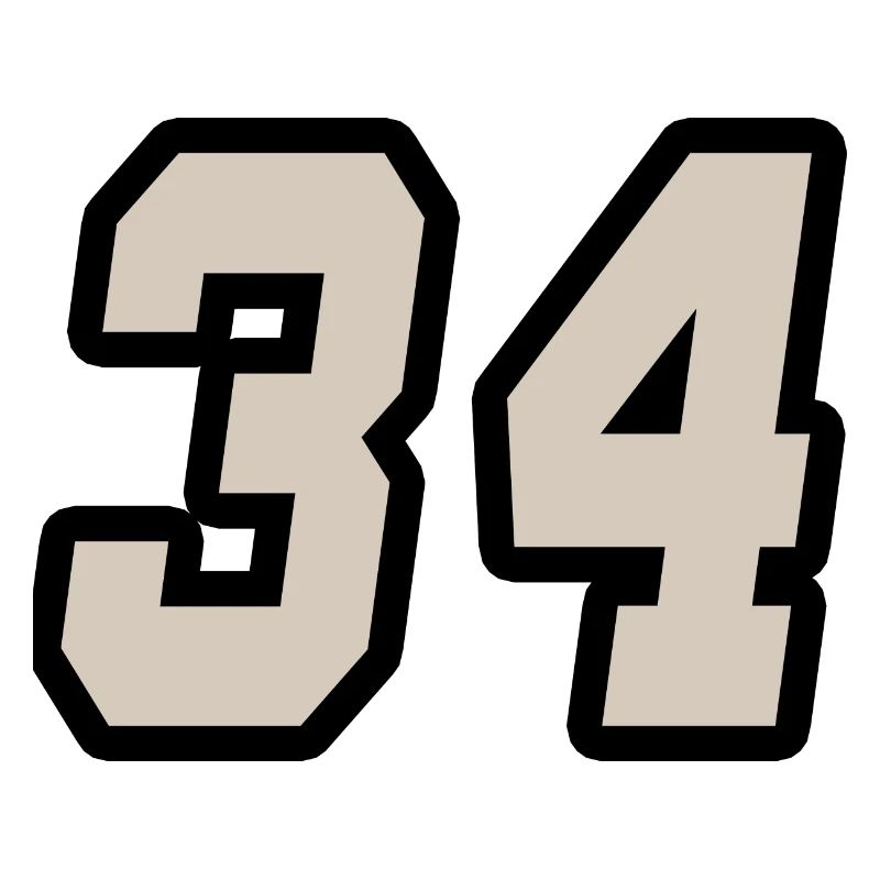 Nummer vierunddreißig 34
