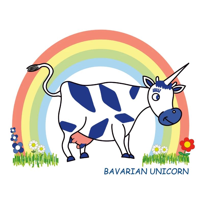 BAVARIAN UNICORN - Regenbogen