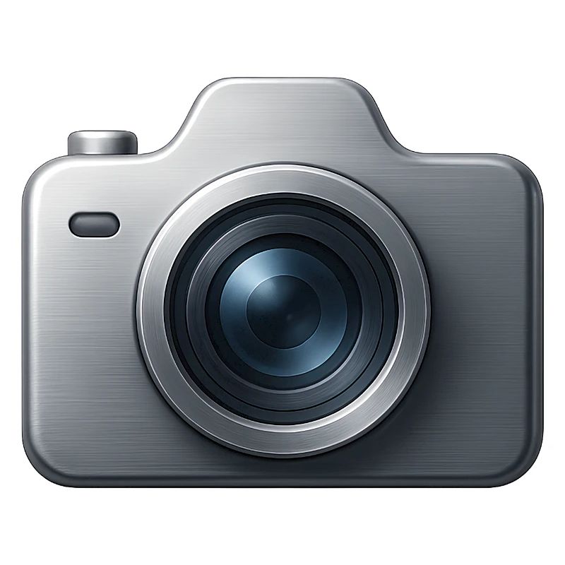 Photo Camera 3D Icon