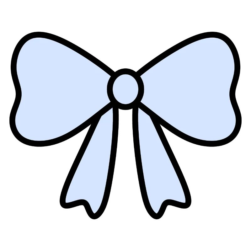 Conception délicate de l’arc bleu clair