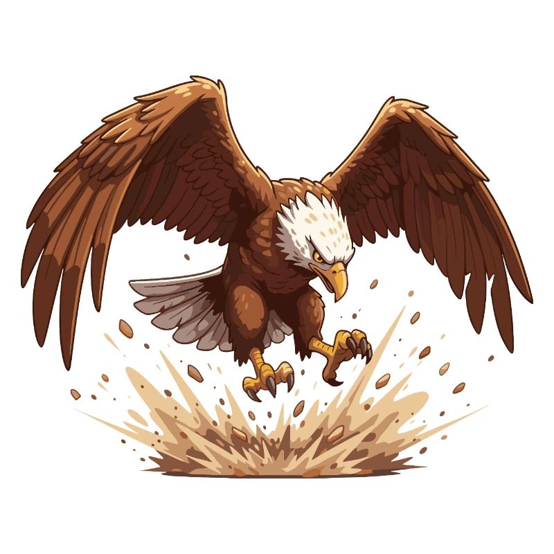Eagle in the fall