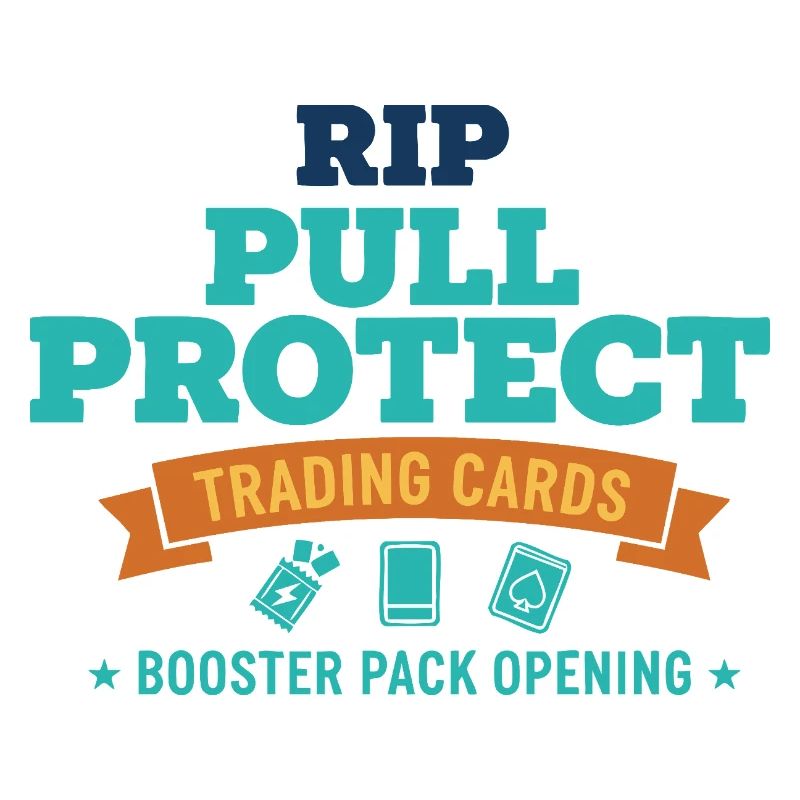 Rip Pull Protect Trading Cards Booster Pack