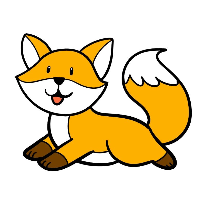 Lying fox