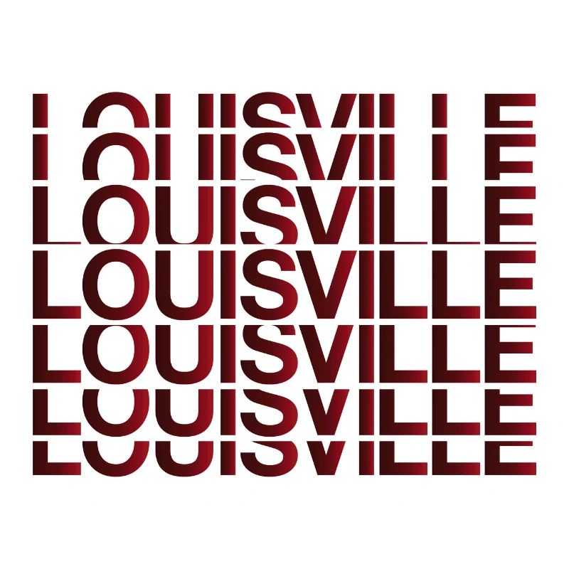 Louisville Grid Neon Typeface