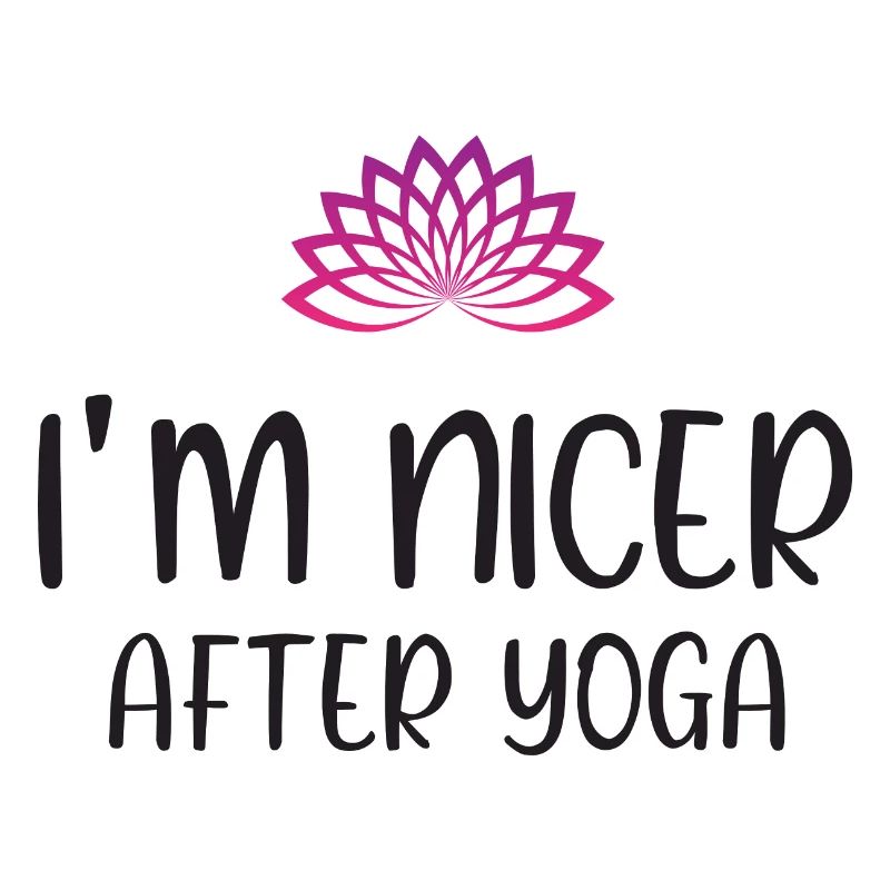 Ich bin netter nach dem Yoga