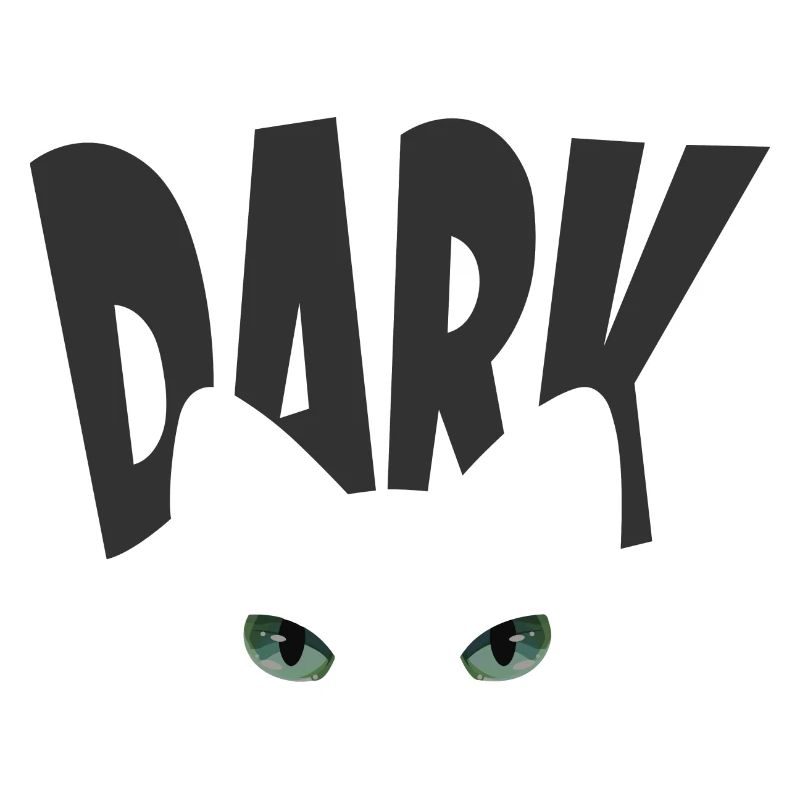 Le chat dans le noir