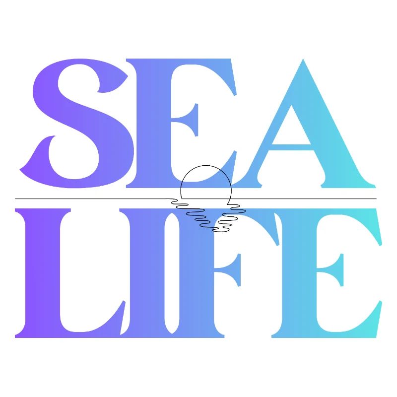 Conception de la police en gradient Sea Life