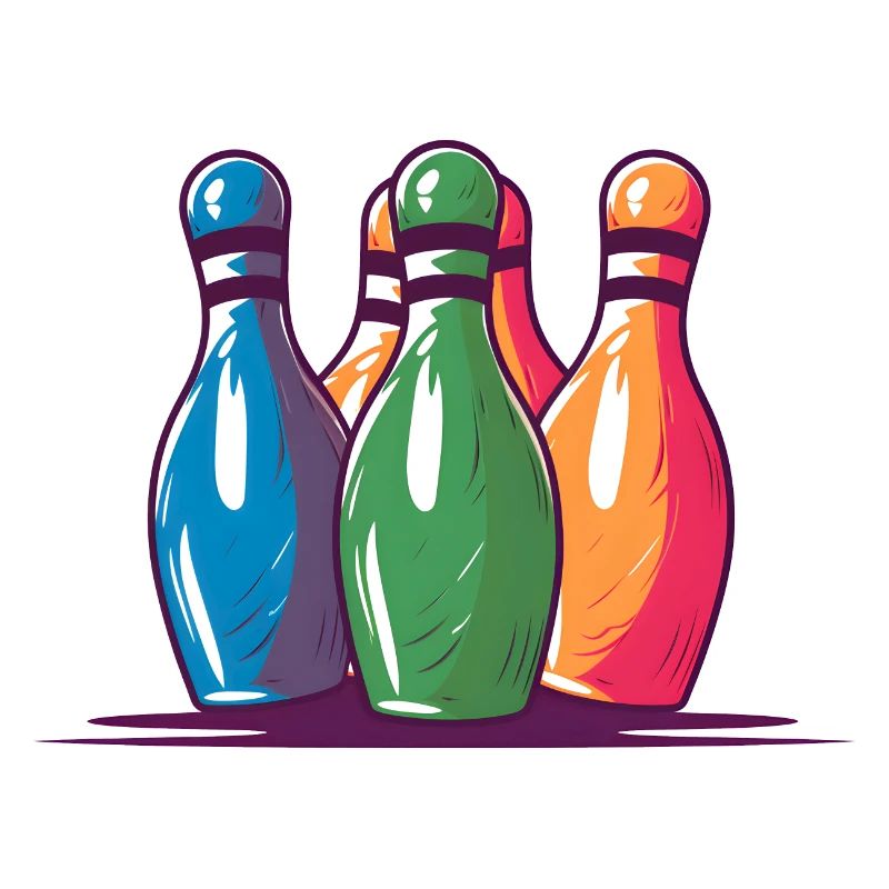 Quilles de bowling style comique