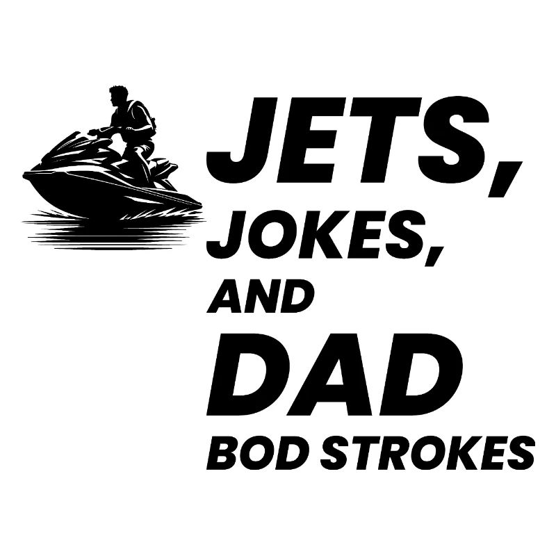 Lustiger Jetski Papa Bod Sommer