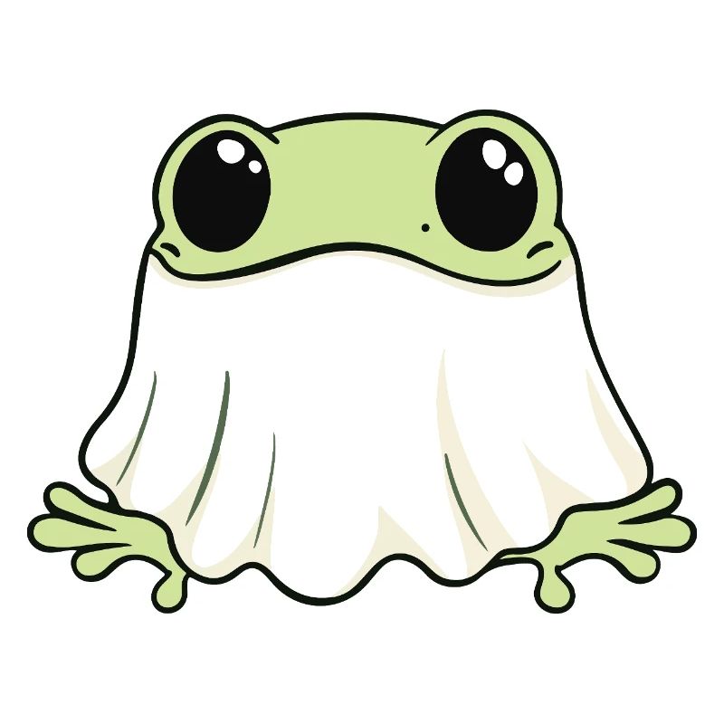 Frosch Halloween Geist