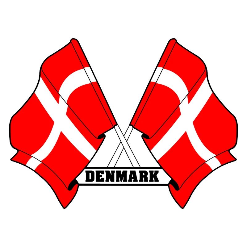 DANEMARK – Drapeaux croisés
