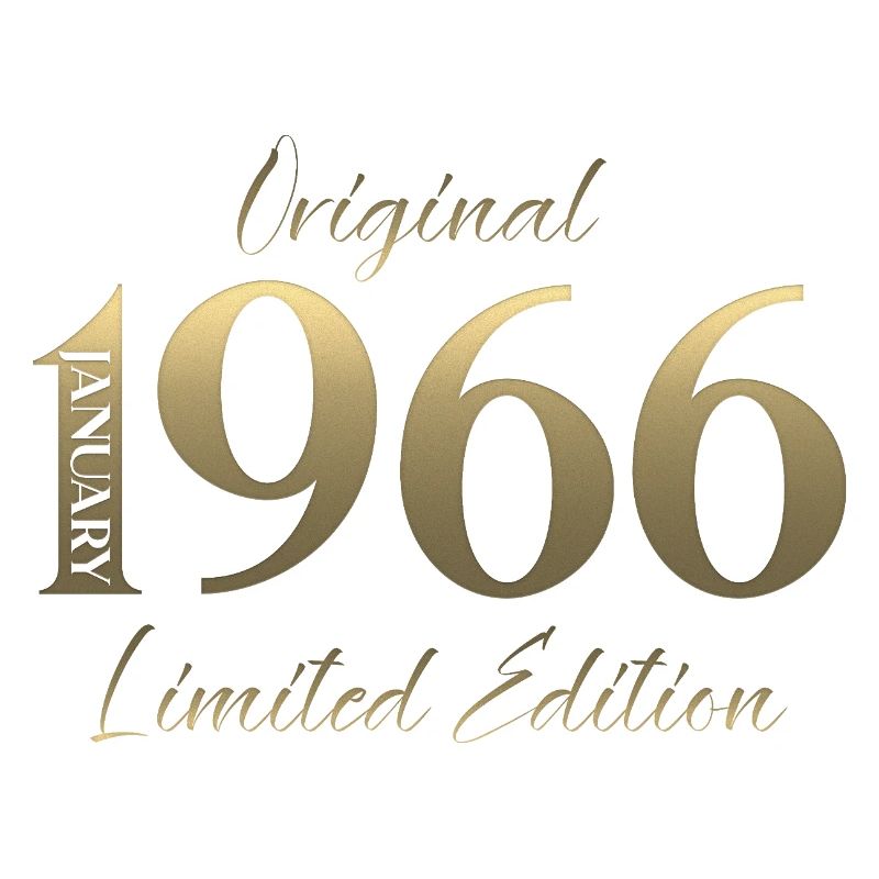 60. Geburtstag Original Januar Jahrgang 1966