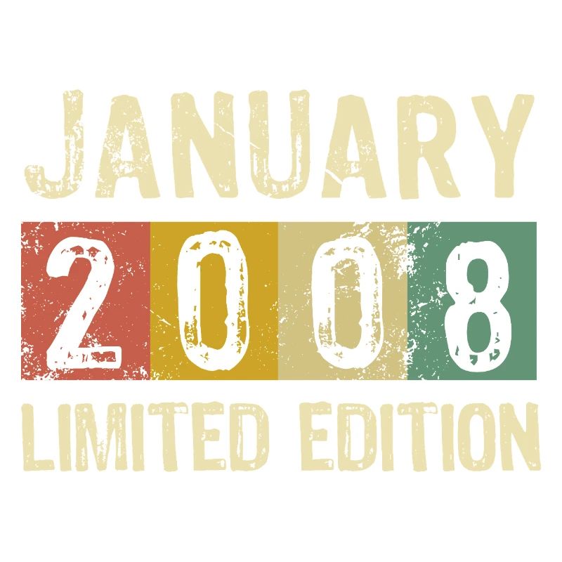 Édition limitée cadeau d’anniversaire de janvier 2008