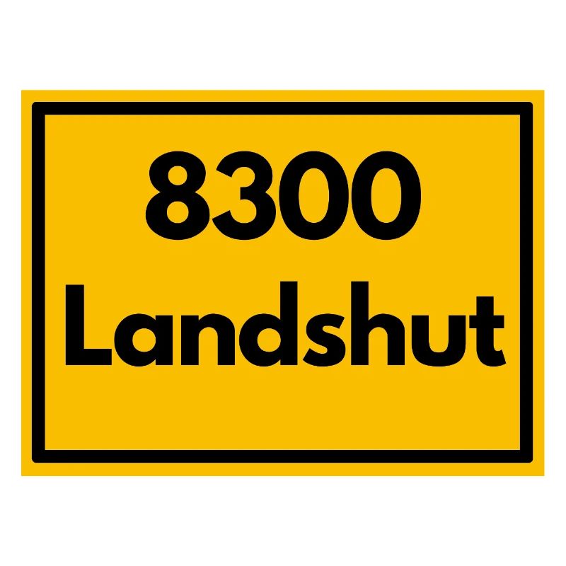 OLD POSTCODE POSTCODE RETRO 8300 LANDSHUT BAVARIA