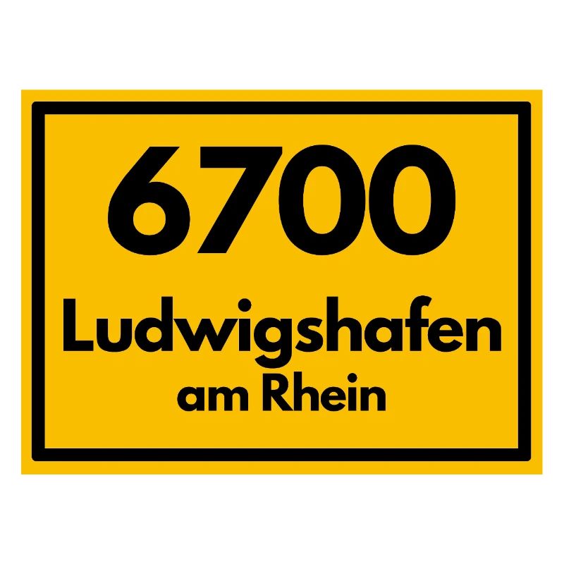 OLD POSTCODE POSTCODE RETRO 6700 LUDWIGSHAFEN
