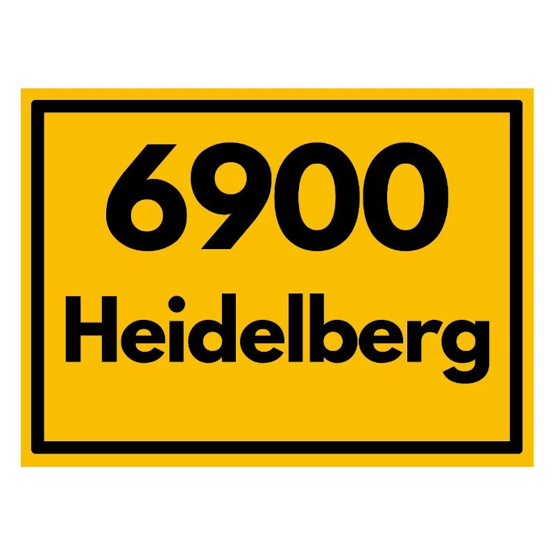 ANCIEN CODE POSTAL RETRO 6900 HEIDELBERG