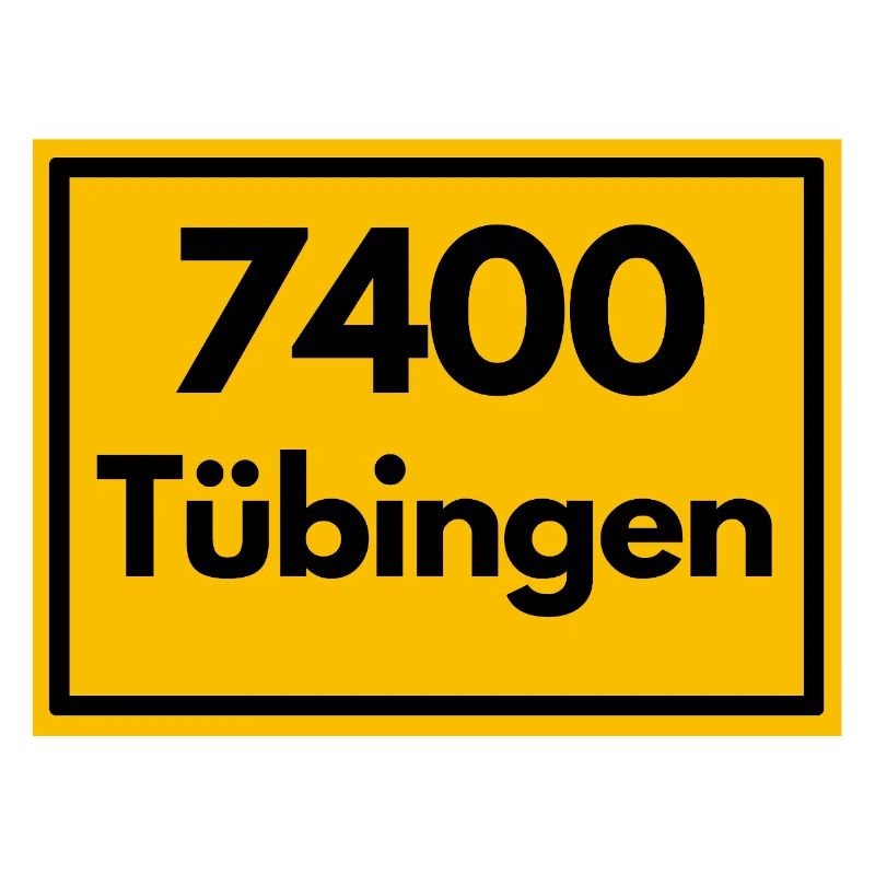 OLD POSTCODE ZIP CODE RETRO 7400 TÜBINGEN - NECKAR