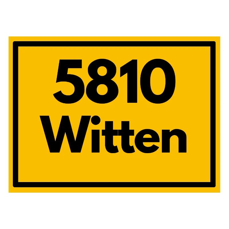 ANCIEN CODE POSTAL RETRO 5810 WITTEN RUHRGEBIET