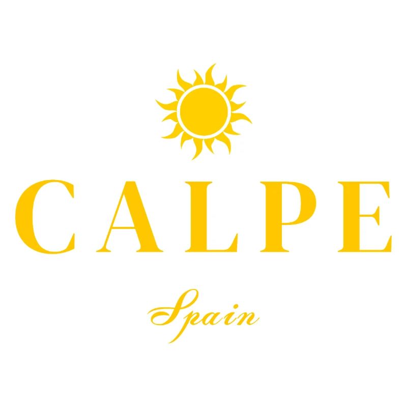 Calpe Spain Sun Emblem