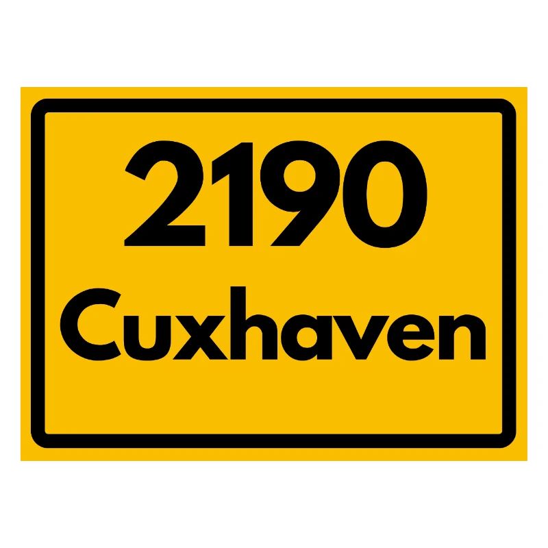 ANCIEN CODE POSTAL RETRO 2190 CUXHAVEN NORDSEE