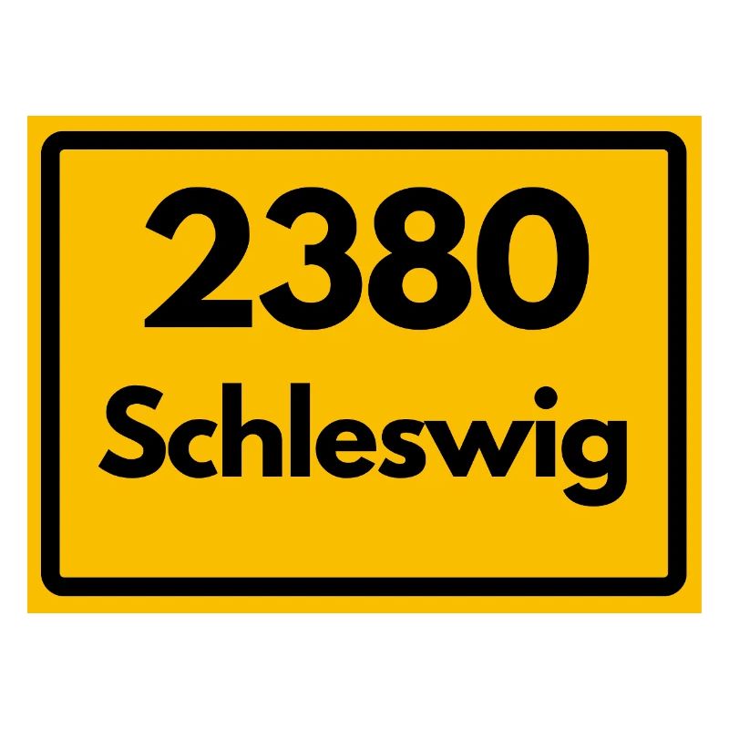 ANCIEN CODE POSTAL RETRO 2380 SCHLESWIG – FJORD