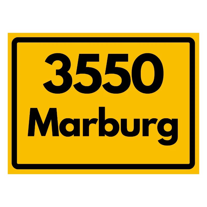 OLD POSTCODE ZIP CODE RETRO 3550 MARBURG