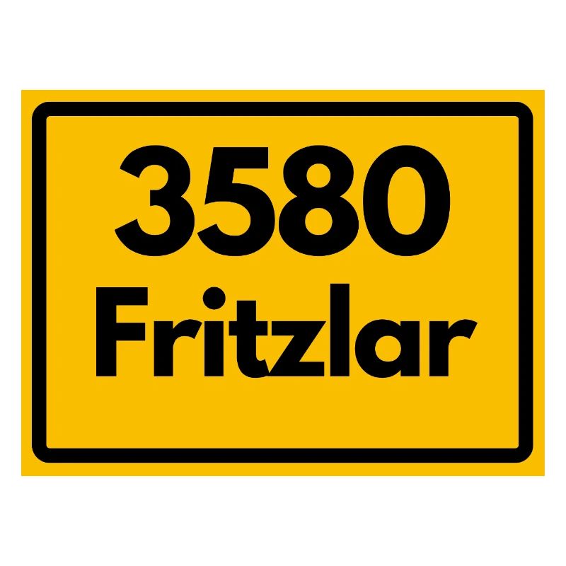 ANCIEN CODE POSTAL RETRO 3580 FRITZLAR DOMFACH
