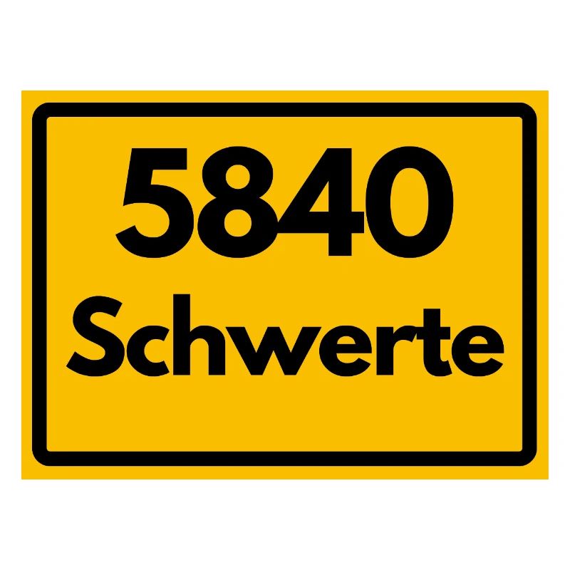 ALTE POSTLEITZAHL PLZ RETRO 5840 SCHWERTE