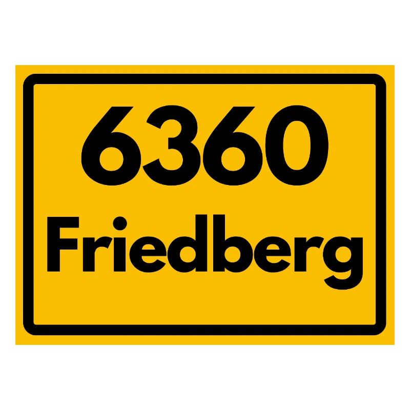ANCIEN CODE POSTAL RÉTRO 6360 FRIEDBERG HEIMAT