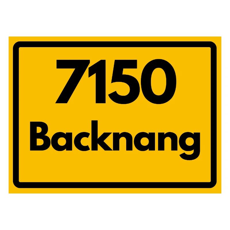 OLD POSTCODE POSTCODE RETRO 7150 BACKNANG HEIMAT
