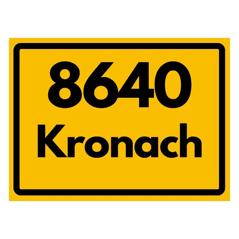 OLD POSTCODE ZIP CODE 8640 KRONACH HEIMATSTOLZ
