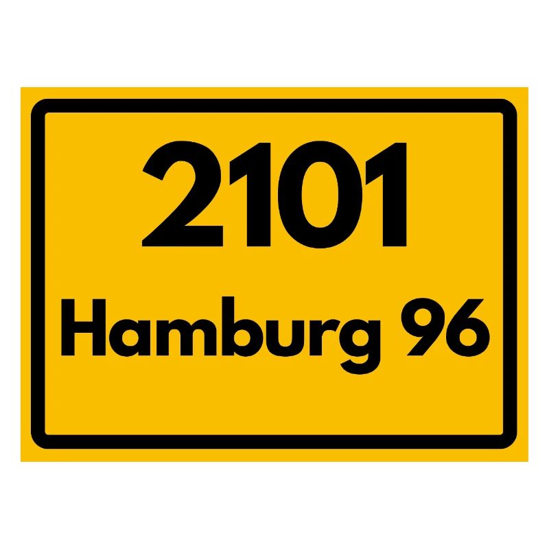OLD POSTCODE POSTCODE RETRO 2101 HAMBURG 96 HEIMAT