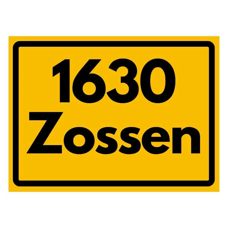 ANCIEN CODE POSTAL RÉTRO 1630 ZOSSEN HEIMAT