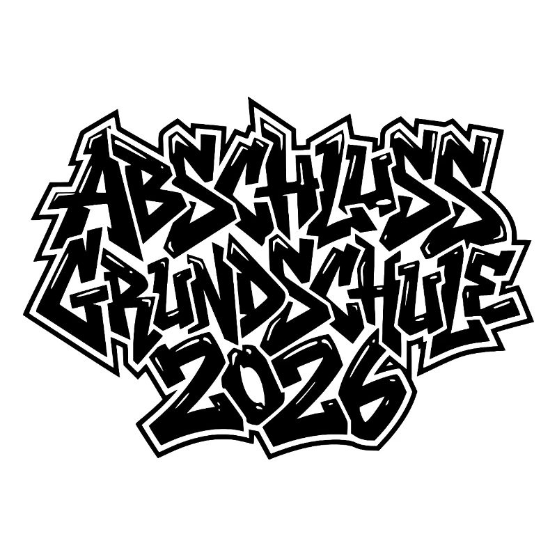 Abschluss 2026 Grundschule Graffiti
