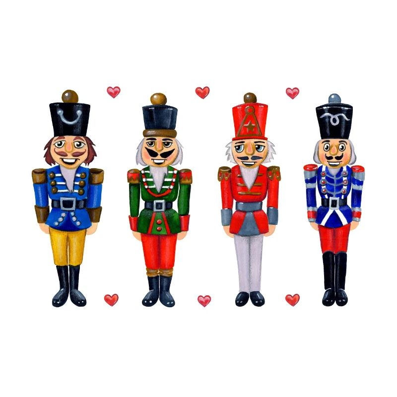 FOUR FUNNY NUTCRACKERS