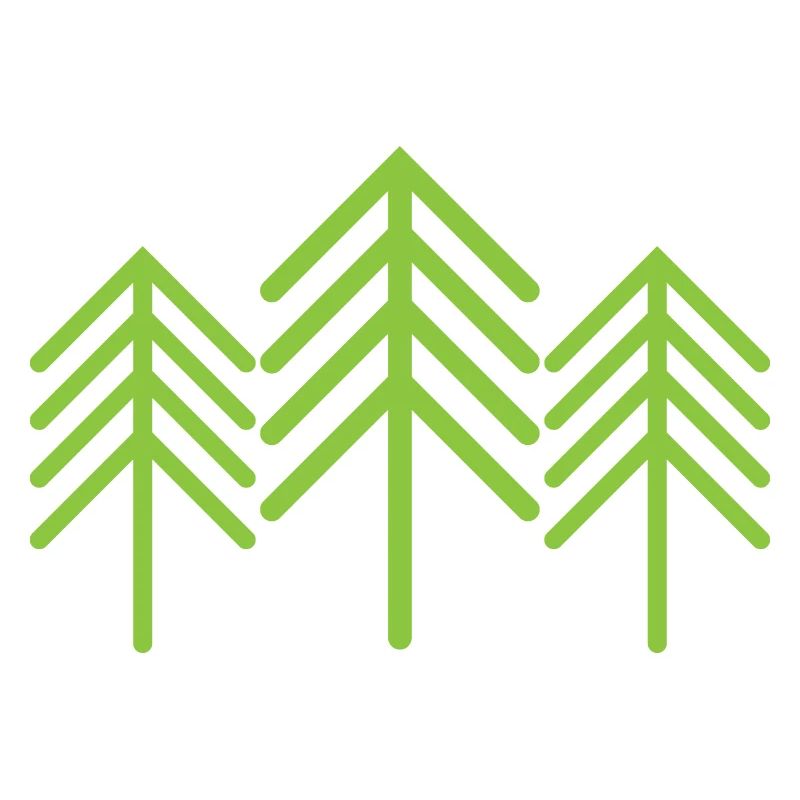 Tree Trees Symbol Forest Minimalism Green Icon