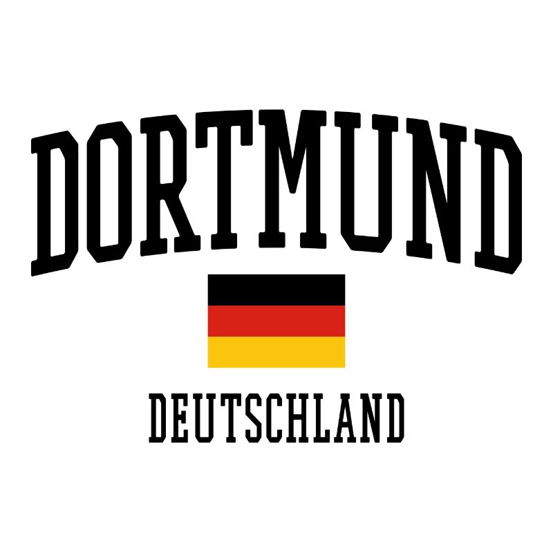 Conception du drapeau de Dortmund Allemagne