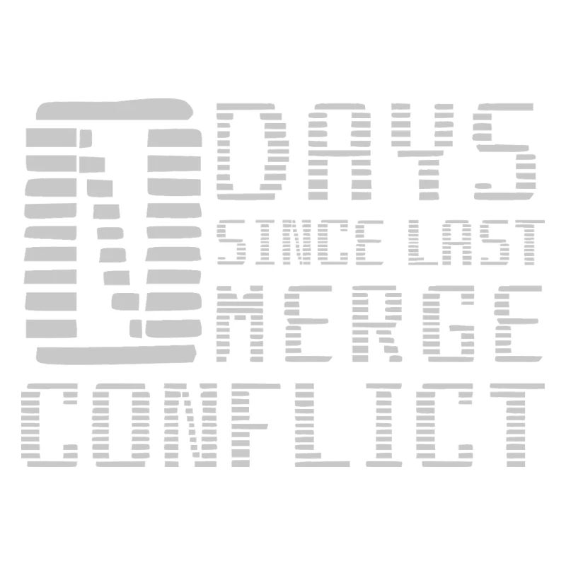 Merge Conflict Software Developer Entwickler geek