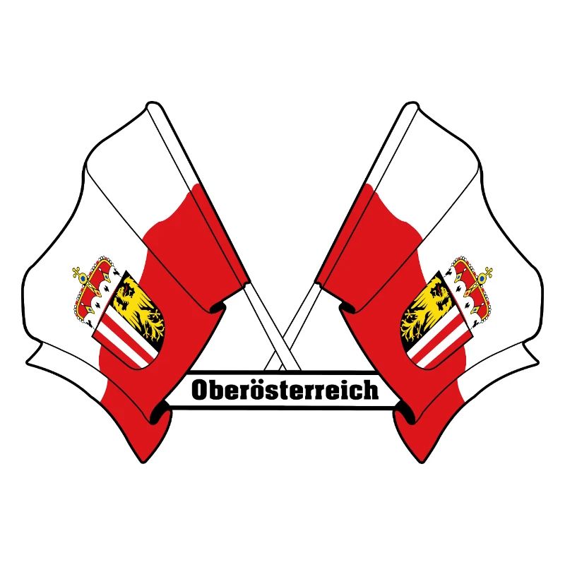 Upper Austria Flags with Name