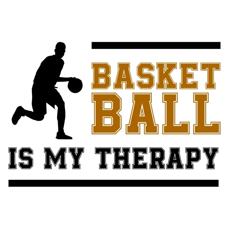Lettrage rétro du basket-ball