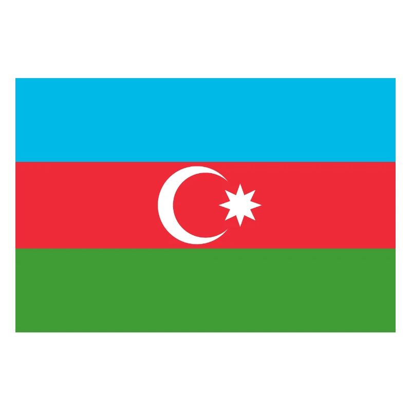 conception de l'affiche drapeau du drapeau de l'Azerbaïdjan Fahne