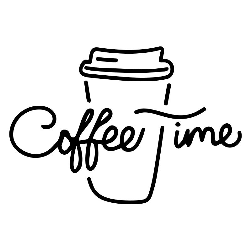 Gift 'Coffee Time', minimalist art