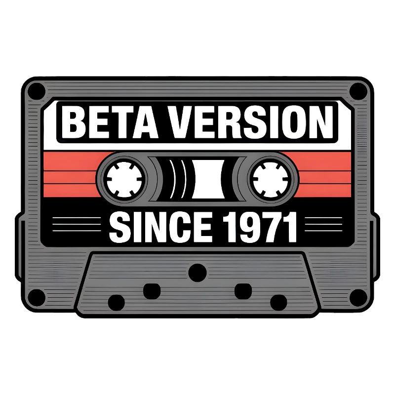 Conception de cassette de cassette rétro