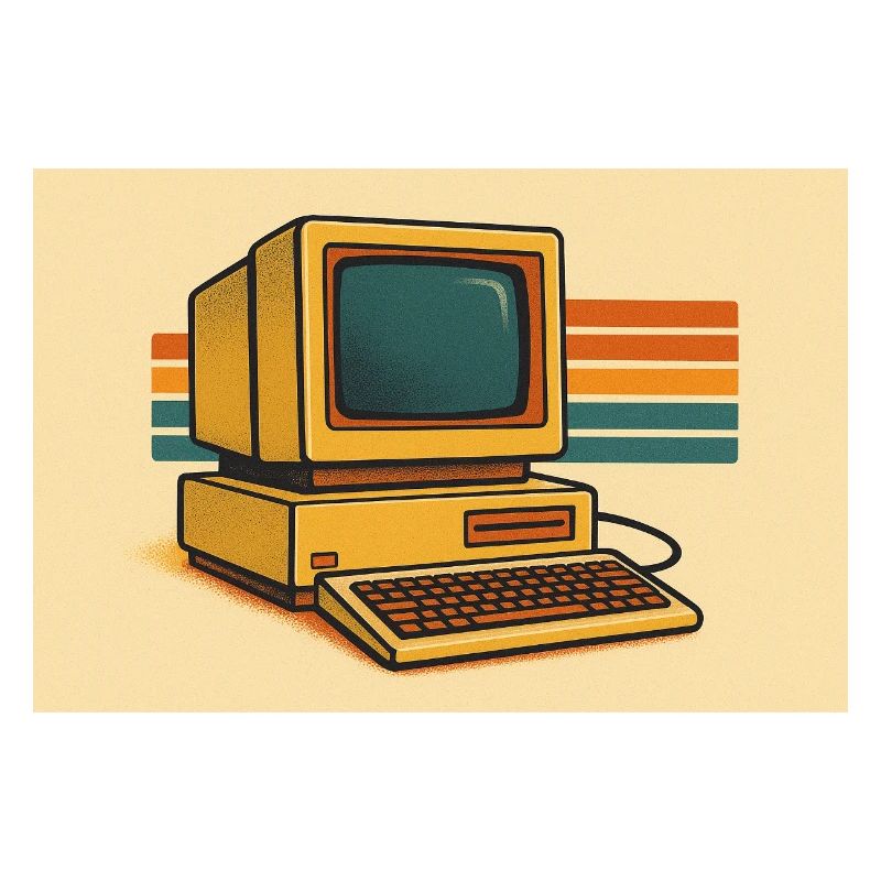 Retro Computer 80s