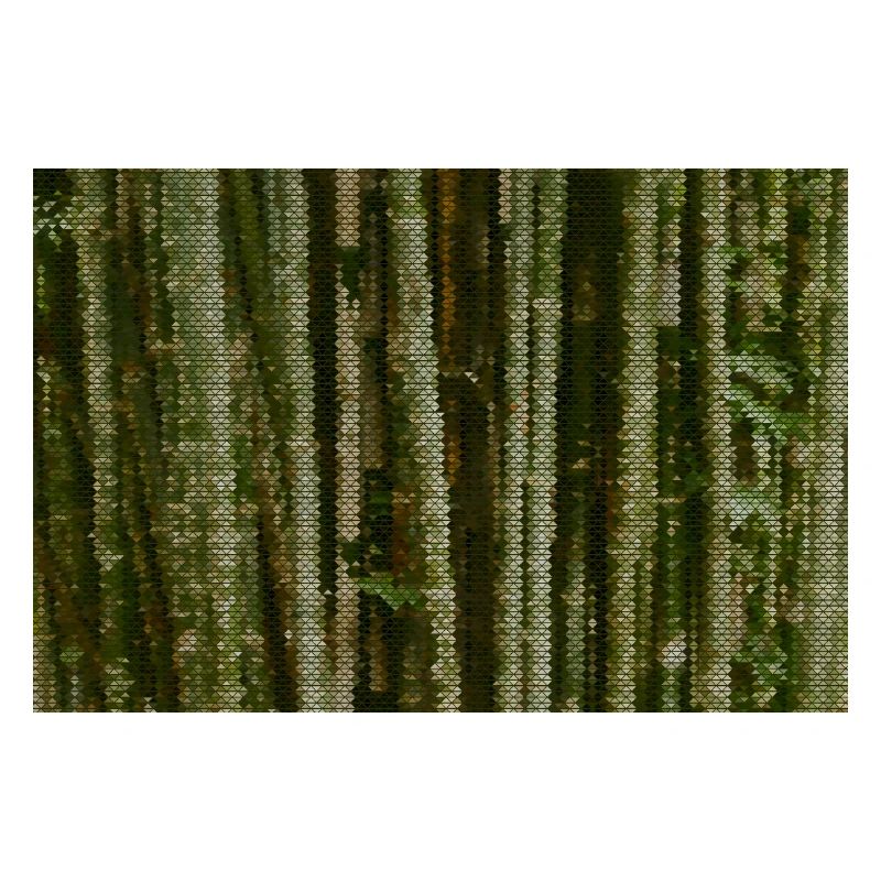 Forest Camouflage Grid Pattern