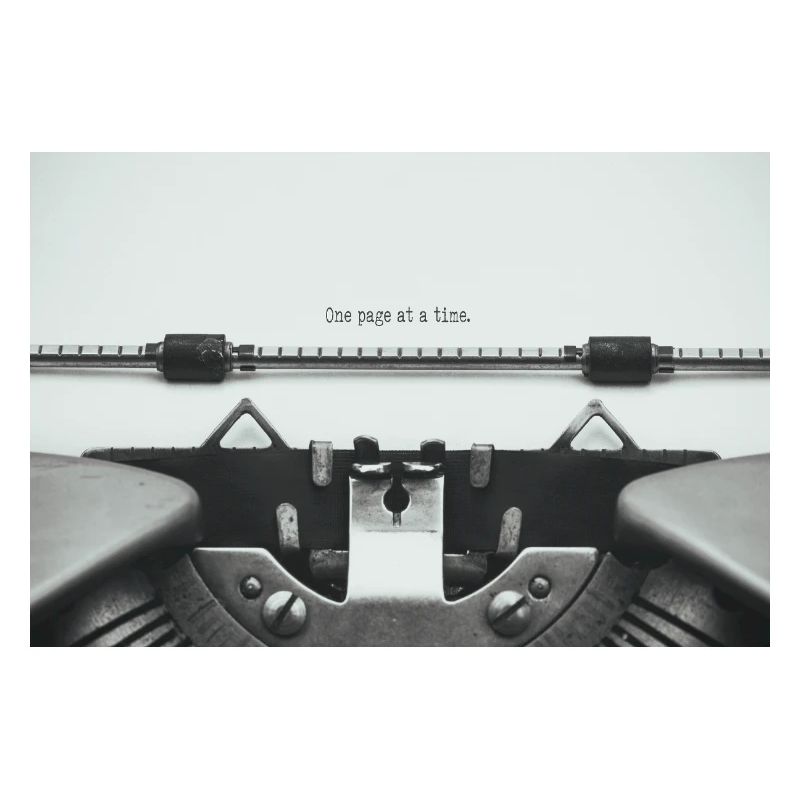 One Page At A Time Typewriter Design