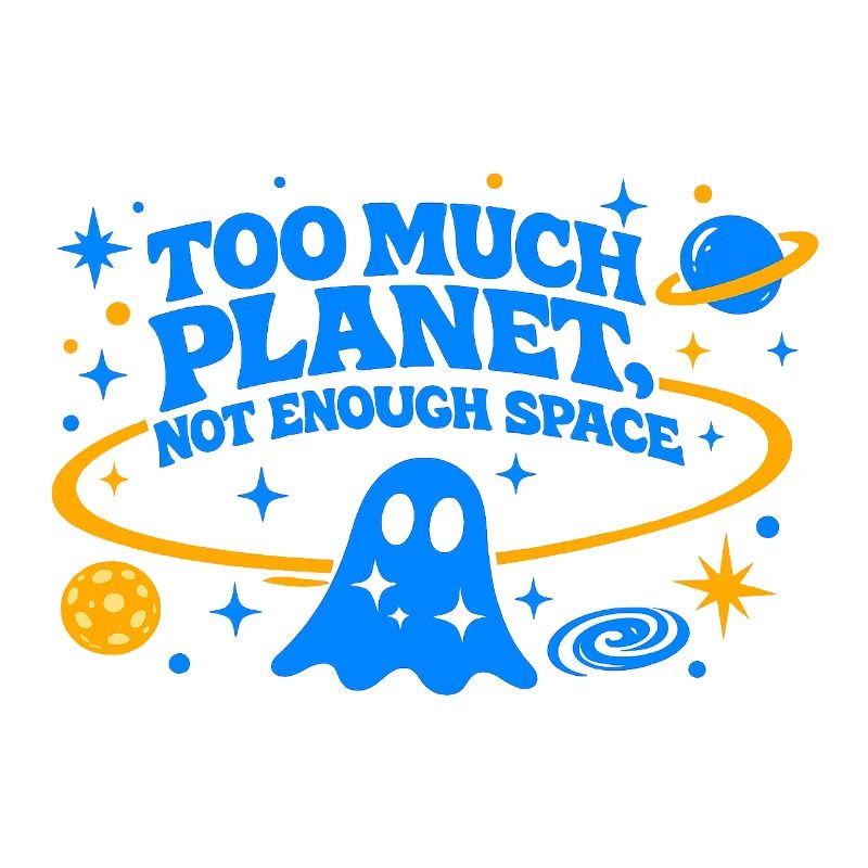 Trop de planète | Pas assez d’espace | Bleu électrique